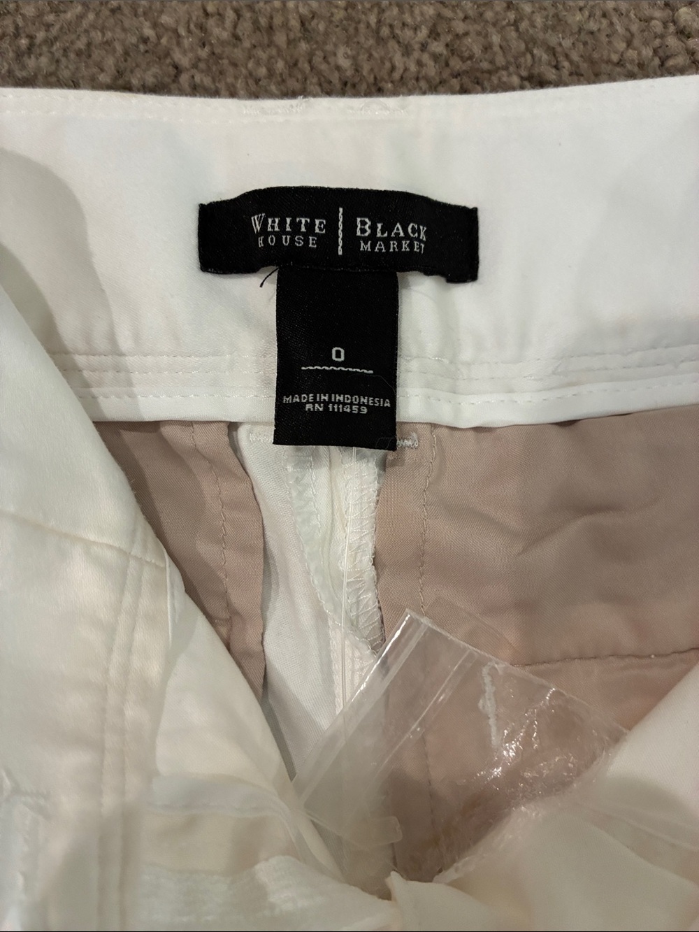 White House Black Market White Cuffed Shorts - Picture 2 of 4